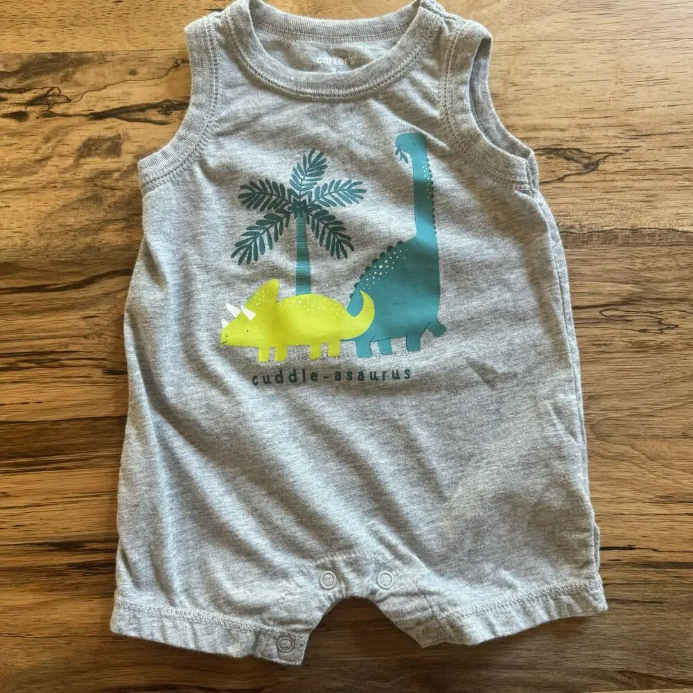 Carter's Dinosaur One Piece Outfit Bundle